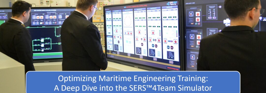 SERS™4Team Optimizing the Engine Room Simulator Configurations using GDS SERS™. The GDS Ship Engine Room Simulator Team System (SERS™4Team) is a cutting-edge maritime simulation platform designed to enhance collaborative teamwork in the maritime industry. Specifically developed to meet the IMO STCW 2010 Standards for Training and Certification of Watchkeeping, including Model Course 2.07 (2017 Ed.), SERS™4Team provides comprehensive marine engineering training through an immersive full mission engine room simulator (ERS) environment.   SERS™4Team focuses on IMO Engine Room Resource Management principles, enabling trainees to develop critical skills in communication, decision-making, and task allocation within a realistic engine room setting. The system covers all aspects of engine room operations, from ship electrical systems to main propulsion, and offers training at both operational and management levels.   Furthermore, SERS™4Team facilitates in-depth assessment and evaluation of trainee performance, allowing instructors to identify strengths and weaknesses. Advanced tools for root-cause analysis and troubleshooting enable trainees to understand and learn from their mistakes, ultimately improving their technical skills and problem-solving abilities. By incorporating scenarios focused on energy efficiency, SERS™4Team promotes best practices for optimized fuel consumption and reduced environmental impact. This ensures that trainees are not only technically proficient but also environmentally responsible. Sources and related content