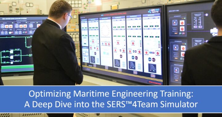 SERS™4Team Optimizing the Engine Room Simulator Configurations using GDS SERS™. The GDS Ship Engine Room Simulator Team System (SERS™4Team) is a cutting-edge maritime simulation platform designed to enhance collaborative teamwork in the maritime industry. Specifically developed to meet the IMO STCW 2010 Standards for Training and Certification of Watchkeeping, including Model Course 2.07 (2017 Ed.), SERS™4Team provides comprehensive marine engineering training through an immersive full mission engine room simulator (ERS) environment.   SERS™4Team focuses on IMO Engine Room Resource Management principles, enabling trainees to develop critical skills in communication, decision-making, and task allocation within a realistic engine room setting. The system covers all aspects of engine room operations, from ship electrical systems to main propulsion, and offers training at both operational and management levels.   Furthermore, SERS™4Team facilitates in-depth assessment and evaluation of trainee performance, allowing instructors to identify strengths and weaknesses. Advanced tools for root-cause analysis and troubleshooting enable trainees to understand and learn from their mistakes, ultimately improving their technical skills and problem-solving abilities. By incorporating scenarios focused on energy efficiency, SERS™4Team promotes best practices for optimized fuel consumption and reduced environmental impact. This ensures that trainees are not only technically proficient but also environmentally responsible. Sources and related content